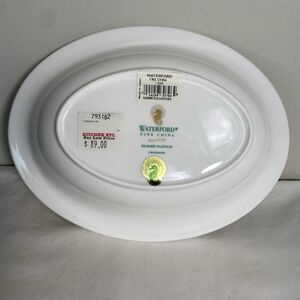 New Waterford Fine China Vegetable Bowl  Kilbarry Platinum 9.75” Made In Japan